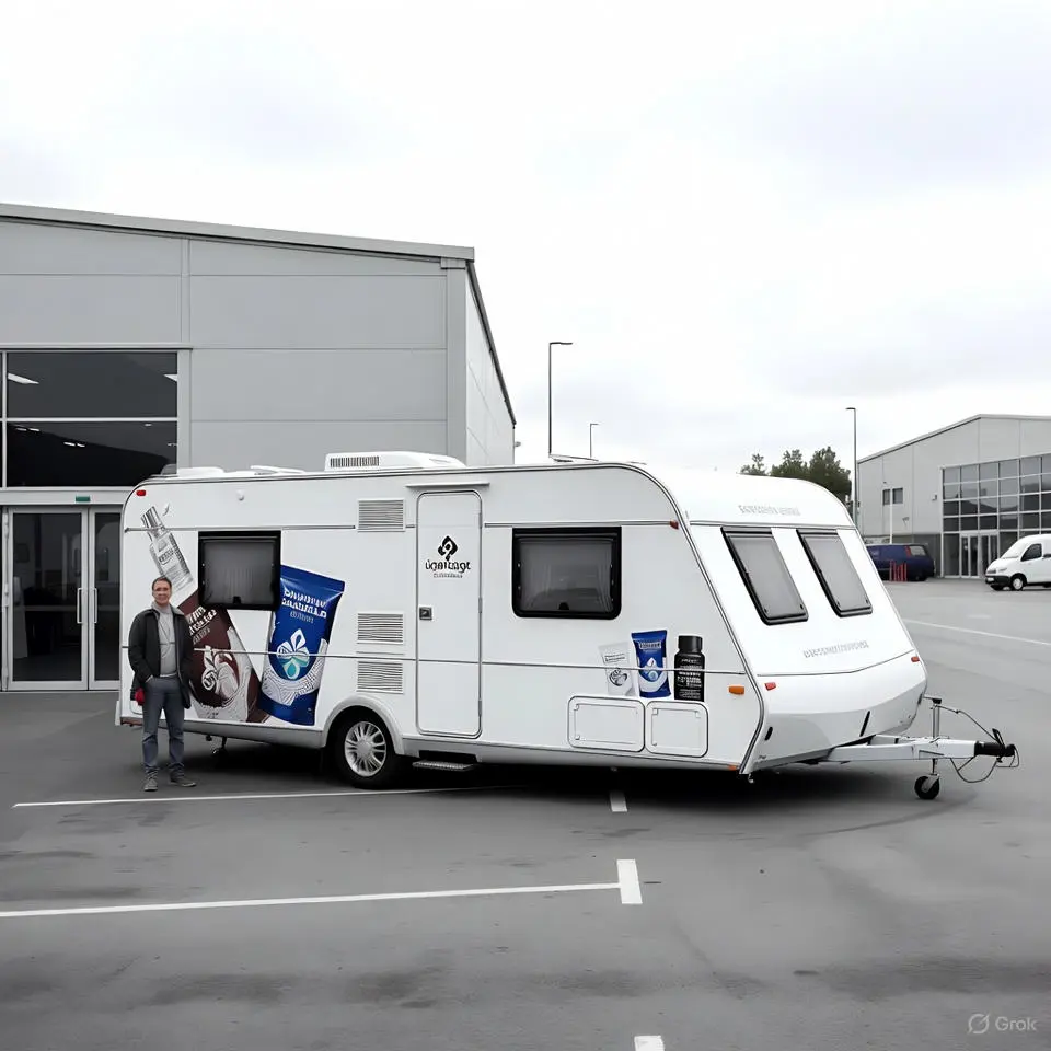 خودرو تبلیغاتی نمایشگاه