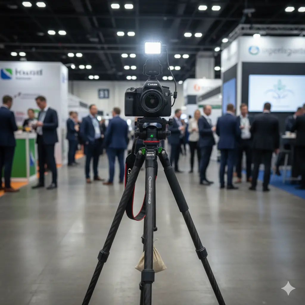 عکاس و فیلمبردار نمایشگاه